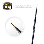 Ammo: Round Brush - Premium Marta Kolinsky 2/0