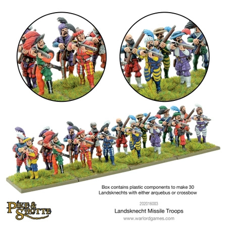 Pike & Shotte Landsknecht Missile Troops 