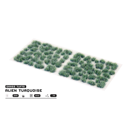 Gamers Grass: Special tufts - 6 mm - Alien Turquoise (Wild)