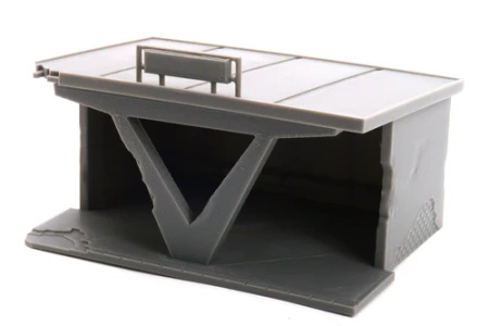 PM - Soviet Bus Stop - 3D Printed - 28mm