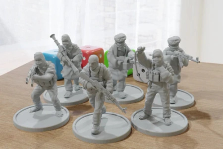 PM - OPFOR - Opposing Forces - Middle East Squad - 3D Printed - 28mm