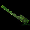GSW - Gaming Measuring Tool - Fluor Lime Green 12 inches