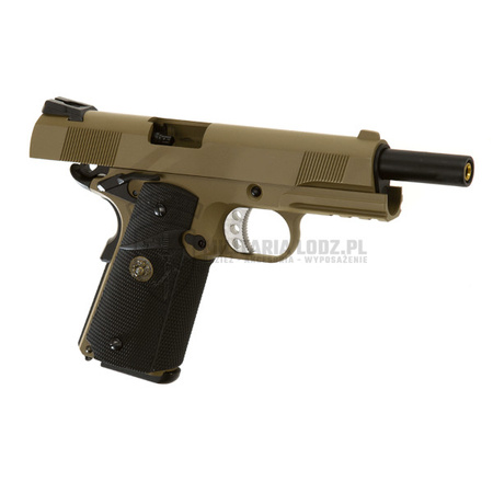 Pistolet ASG M1911 MEU Tactical Full Metal Tan WE 