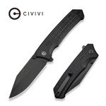 Nóż składany Civivi Tacticorix Black G10, Black Stonewashed Nitro-V (C23055-1)