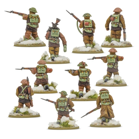 BOLT ACTION: British & Canadian Infantry (Winter) Platoon