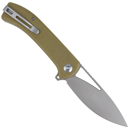 Nóż składany CIVIVI Riffle Olive Micarta, Gray Stonewashed (C2024B)