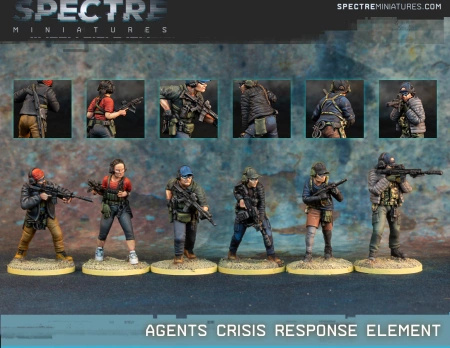 SPECTRE MINIATURES - Agents Crisis Response Element
