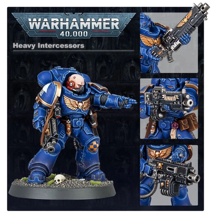 Warhammer 40K SPACE MARINES HEAVY INTERCESSORS