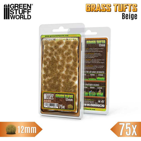 GSW - Static Grass Tufts 12 mm - Beige