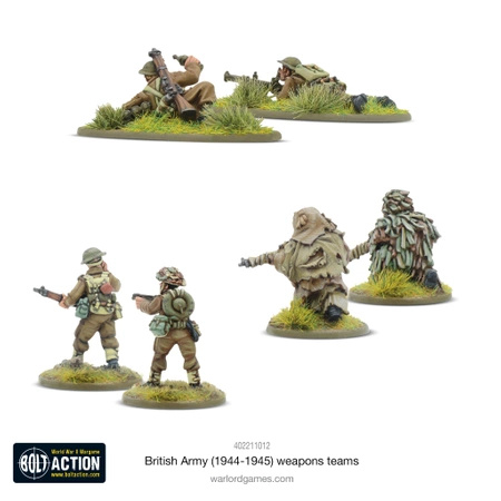 BOLT ACTION British Army (1944-45) Weapons Teams