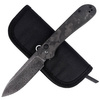 Nóż składany CIVIVI Button Lock Elementum Marble Carbon Fiber Black, Black Damascus (C2103DS-3)