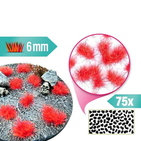 GSW - Martian Fluor Tufts - NEO-MARS ORANGE