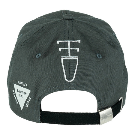 Czapka Baseball Cap F-16 Falcon Szara Fostex