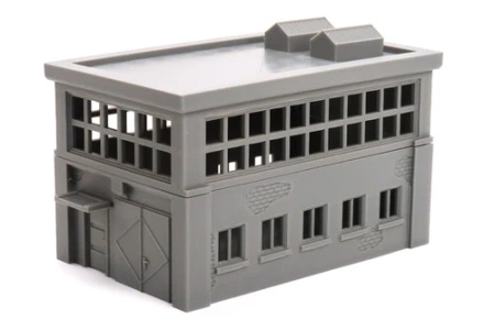 PM - Small Industrial Building - 3D Printed - 28mm