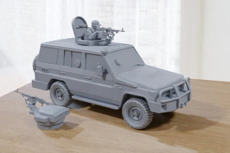 PM - Land Cruiser Armored Common - 3D Resin Printed - 28mm