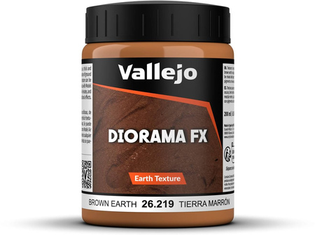 Vallejo: 26.219 - Diorama FX - Earth Textures - Brown Earth (200 ml)