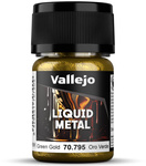 Vallejo: 70.795 - Liquid Metal - Green Gold (35 ml)