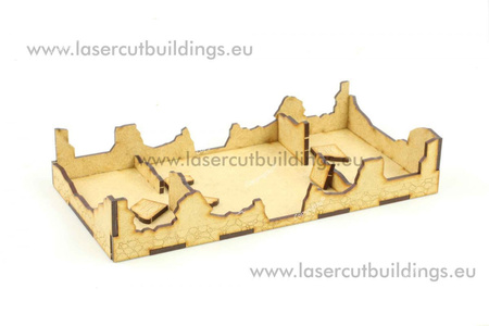 Dom wiejski II uszkodzony LBH0842 - 1:56 / 28mm