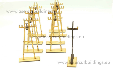 Zestaw słupów II LBH0974 - 1:56 / 28mm