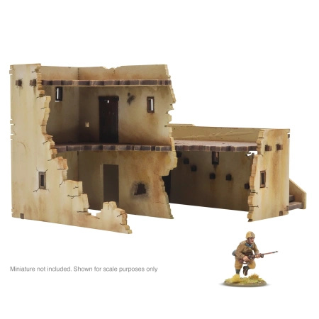 BOLT ACTION - Adobe Building - Ruins