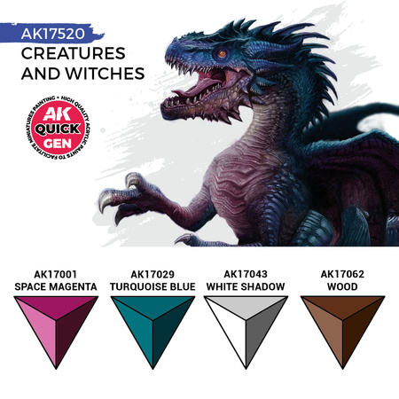 AK Interactive CREATURES AND WITCHES – QUICK GEN SET