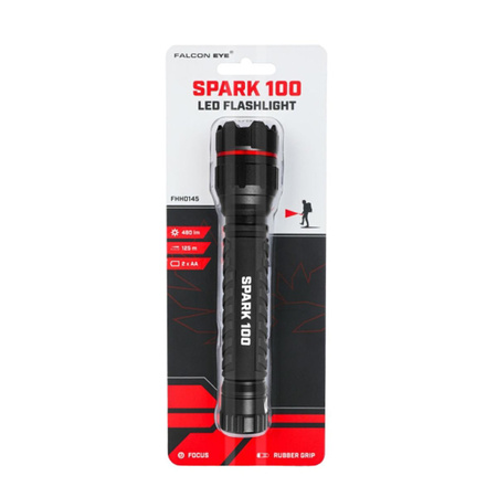 Latarka ręczna SPARK 100 Falcon Eye 480 lm bateryjna 2xAA Mactronic