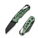 Nóż składany Civivi Pragma Green Aluminium, Black Stonewashed Nitro-V (C23062B-3)