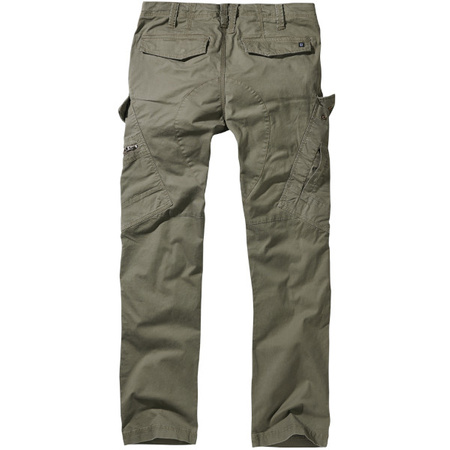 Spodnie ADVEN slim fit olive Brandit