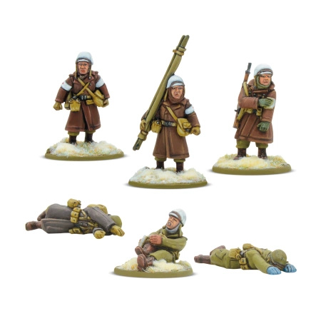 BOLT ACTION US Army (Winter) Stretcher Team & Casualties