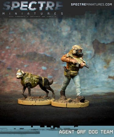 SPECTRE MINIATURES - Agent QRF Dog Team