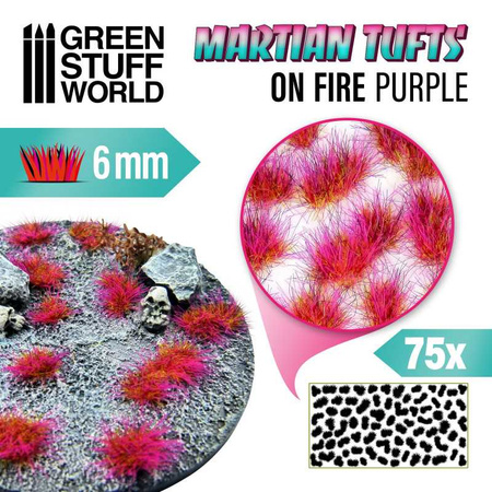 GSW - Martian Fluor Tufts - ON FIRE PURPLE