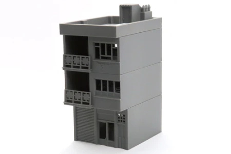 PM - Modern Middle East Urban Building MET_03 - 3D Printed - 28mm