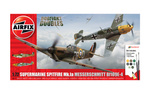 AIRFIX 50135 Gift Set - Spitfire MkIa + Bf109E-4 Dogfight Doubles - 1:72