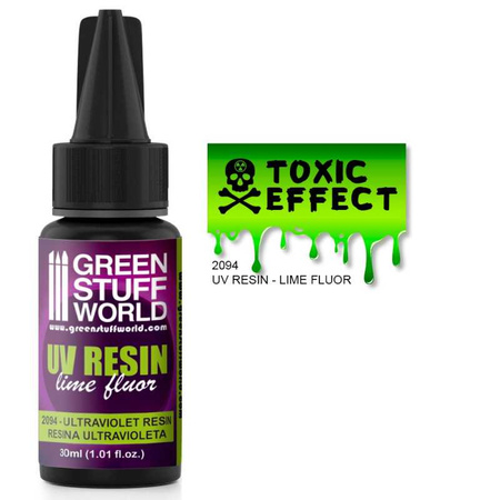 Green Stuff World UV Resin 30ml - Toxic Effect