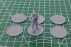 PM - 24pc set of thin 25mm Bases for Tabletop Wargaming Mini's - 3D Printed