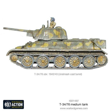 BOLT ACTION T-34/76 Medium Tank