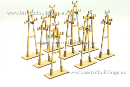 Zestaw słupów II LBH0974 - 1:56 / 28mm