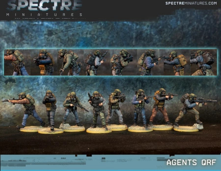 SPECTRE MINIATURES - Agent QRF Team