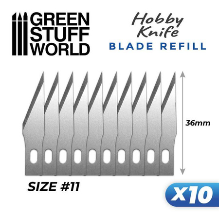 GSW - 10x Hobby Knife Blade Refill