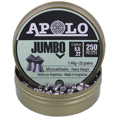 Śrut Apolo Jumbo 5.5 mm 250 szt. 1.40g/22.0gr (19921)