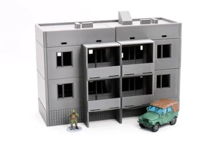 PM - Soviet Apartments Block Type 2 - 3D Printed - 28mm