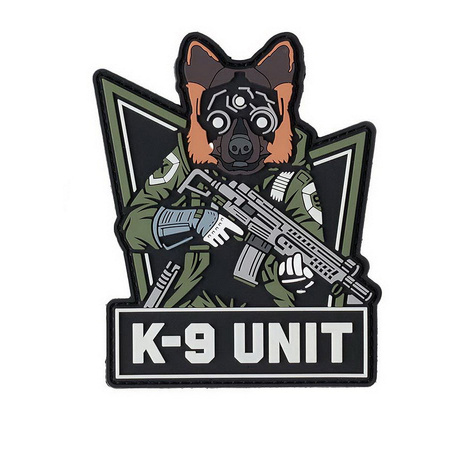 Naszywka 3D PVC K-9 Unit glow in the dark - Świecąca w ciemności 101 INC