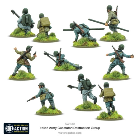 BOLT ACTION Italian Army Guastatori Destruction Group