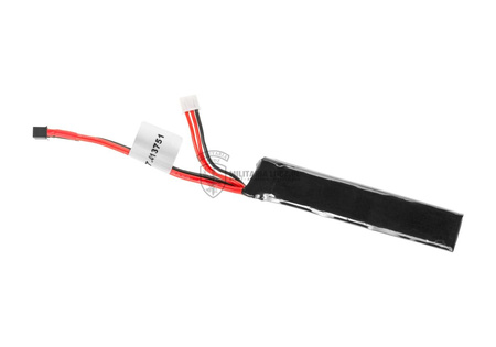 Bateria LiPo 7.4V 1100mAh 20C Stock Tube Type Mini T-Plug Pirate Arms