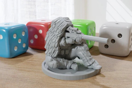 PM - Spetsnaz FSB VKS Sniper - 3D Printed - 28mm