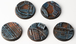 Gamers Grass: Bases Round - Spaceship Corridor 40 mm (5 szt.)