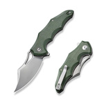 CIVIVI Nóż składany Chiro Green Canvas Micarta, Satin 14C28N