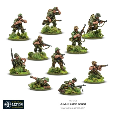 BOLT ACTION USMC Raider Squad