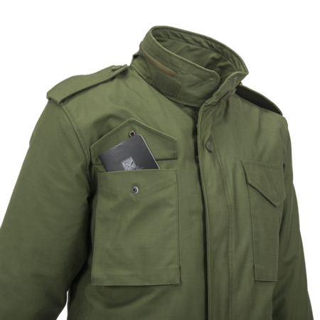 Kurtka M65 - NyCo Sateen - Czarna Helikon-Tex