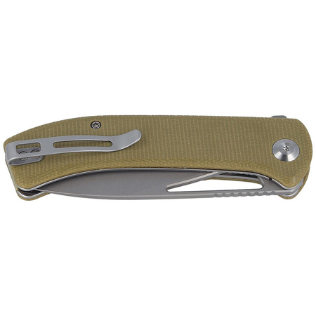 Nóż składany CIVIVI Riffle Olive Micarta, Gray Stonewashed (C2024B)